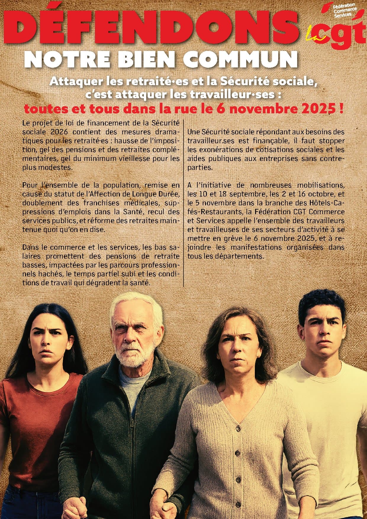 défendons notre bien commun Attaquer les retraité·es et la Sécurité sociale, c’est attaquer les travailleur·ses :